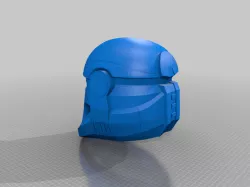 Republic commando helmet - split for printing