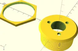 Rotary Encoder Mount for MAME Control Panel