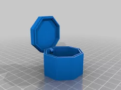 Rotating Hinge Octagon Box