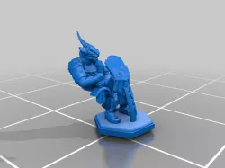 RPG Miniature - Dragonborn / Draconato Cut