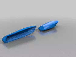 Runabout Model Power Boat with thicker hull