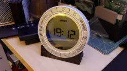 Salubrion clock stand