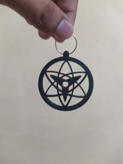 Sasuke Uchiha Eternal Mangekyou Sharingan Keychain
