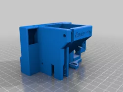 satsana fan duct with repaired edges and with creality and ender text