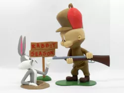 Sign for Bugs/Elmer Scene