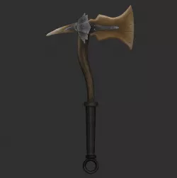 Skyrim Dragonbone War Axe