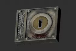 Skyrim Lockpicking Box With Rotating Key Hole