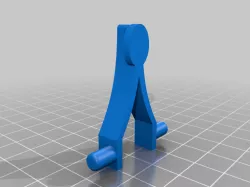Small butterfly pool pole clip