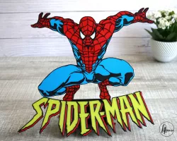 Spiderman Logo + Stand