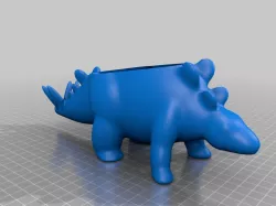 Stegosaurus Dinosaur Planter Pot