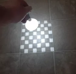 stereographic projection - checker or chess board