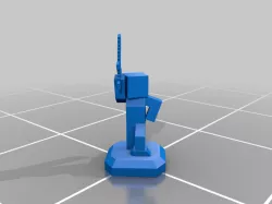 Steve minecraft sculpture alt sword