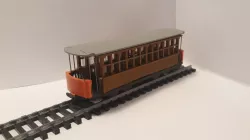 Sóller bogie trailer car in H0 / HO