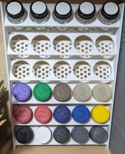 Tamiya thinner paint rack by majstor, Download free STL model