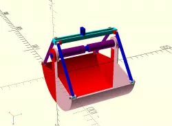 Toys for boys- crane clamshell grab/bucket 