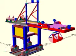Toys for boys- gantry crane with hopper