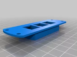 Triple keystone Bolt-on patch panel for Navepoint server rack