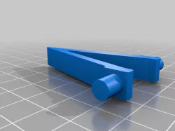 V-clip for pool pole