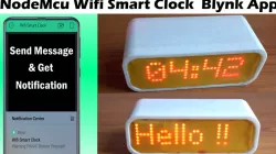 Wifi Clock Case Led Matrix 3D Printed