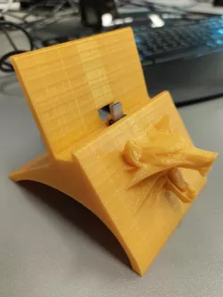 Witcher Wolf Medallion Phone Stand