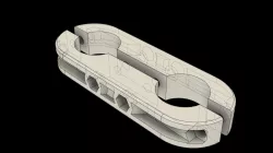 1" to 1" Catrike Double Ended Accessory Mount Clamp