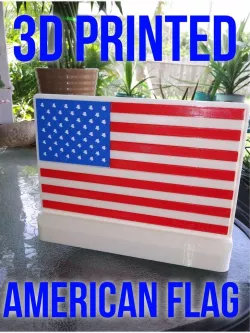 3D Printed American Flag