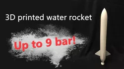 3D printed water rocket