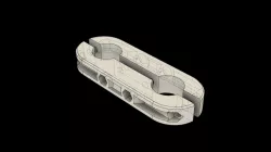 7/8" to 7/8" Catrike Double Ended Accessory Mount Clamp