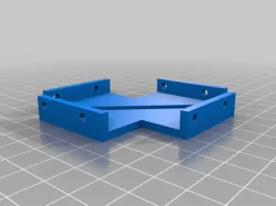 90 degree bracket with cutout corner
