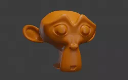 Blender Suzanne Monkey with Stand