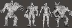 Blood Bowl Giants and Pixies for Giant Team