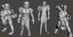 Blood Bowl Patchwork Men for Flesh Golem Team