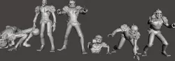 Blood Bowl Zombies for Flesh Golem Team