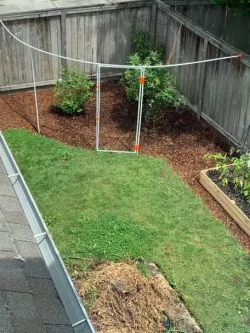 Blueberry net pieces (using 1/2 inch PVC pipe)