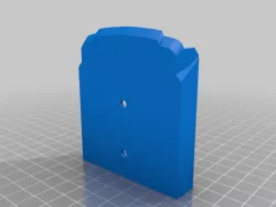 Bosch 18V Battery Holder (No Retainer, vertical)
