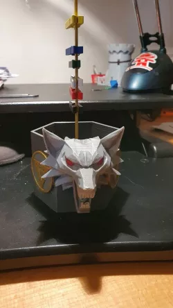 Box with Witcher Wolfhead and Signs