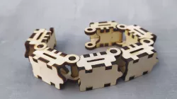 Cable carrier. Laser cut files SVG, DXF, CDR
