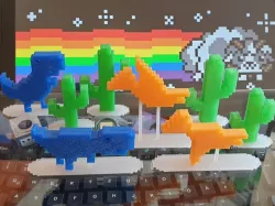 Chrome Dino Game Monitor Buddies