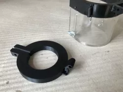 Chuck guard bracket 55mm diameter for drill press [with Fusion 360 source]