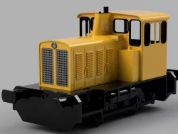 Cockerill industrial shunting locomotive HO scale 1:87