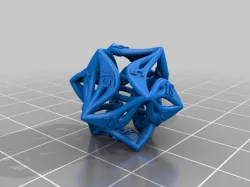 Curlicue 20-Sided Dice