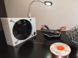 DIY Fume Extractor (with 18650 battery)
