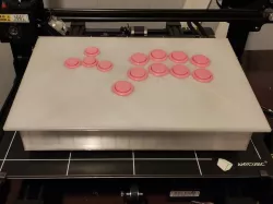 Double Upper - Custom arcade Hitbox design with two up buttons