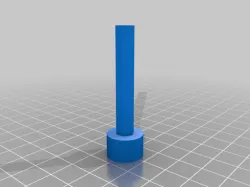 Drill Bit adapter for the 3D printed turntable by Bribro12