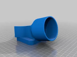 Dust collector port for Bosch ra1161 router base 