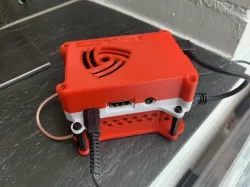 Enclosure for FlightRadar24 Raspberry Pi Basestation and accessories