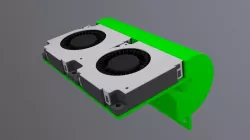 Fan Mount for NVIDIA Tesla M40 K40 K80