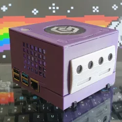 Gamecube Case for Raspberry Pi 4 Model B (RPI4B)