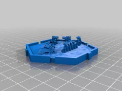 Gothic Spacesship Wreck Planetary Empires Tile