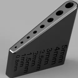 hex key holder 5mm - 0.8mm